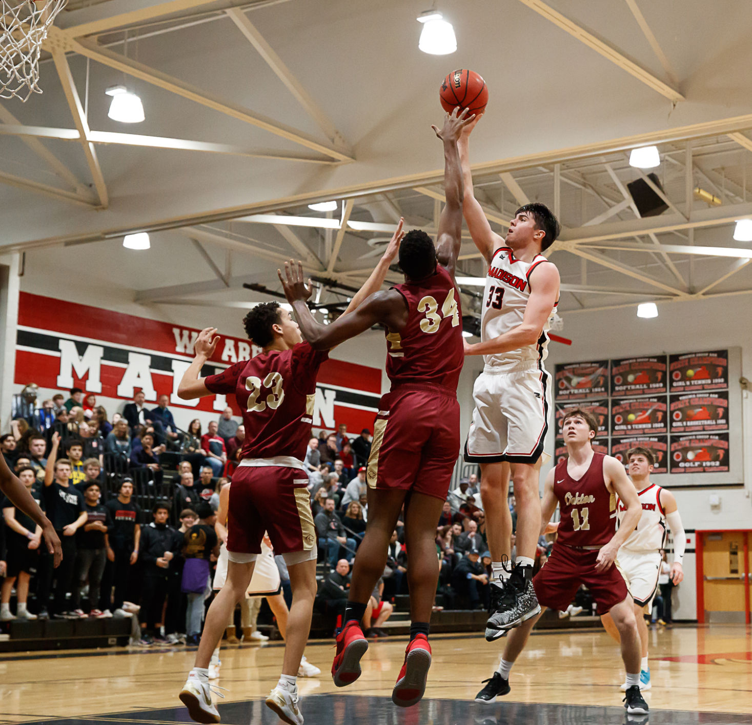Madison vs. Oakton boys basketball 12